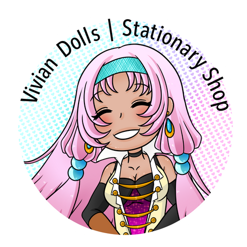 Vivian Dolls Art | Stickers & Stationary Shop